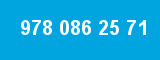 978 086 25 71 978 086 25 71